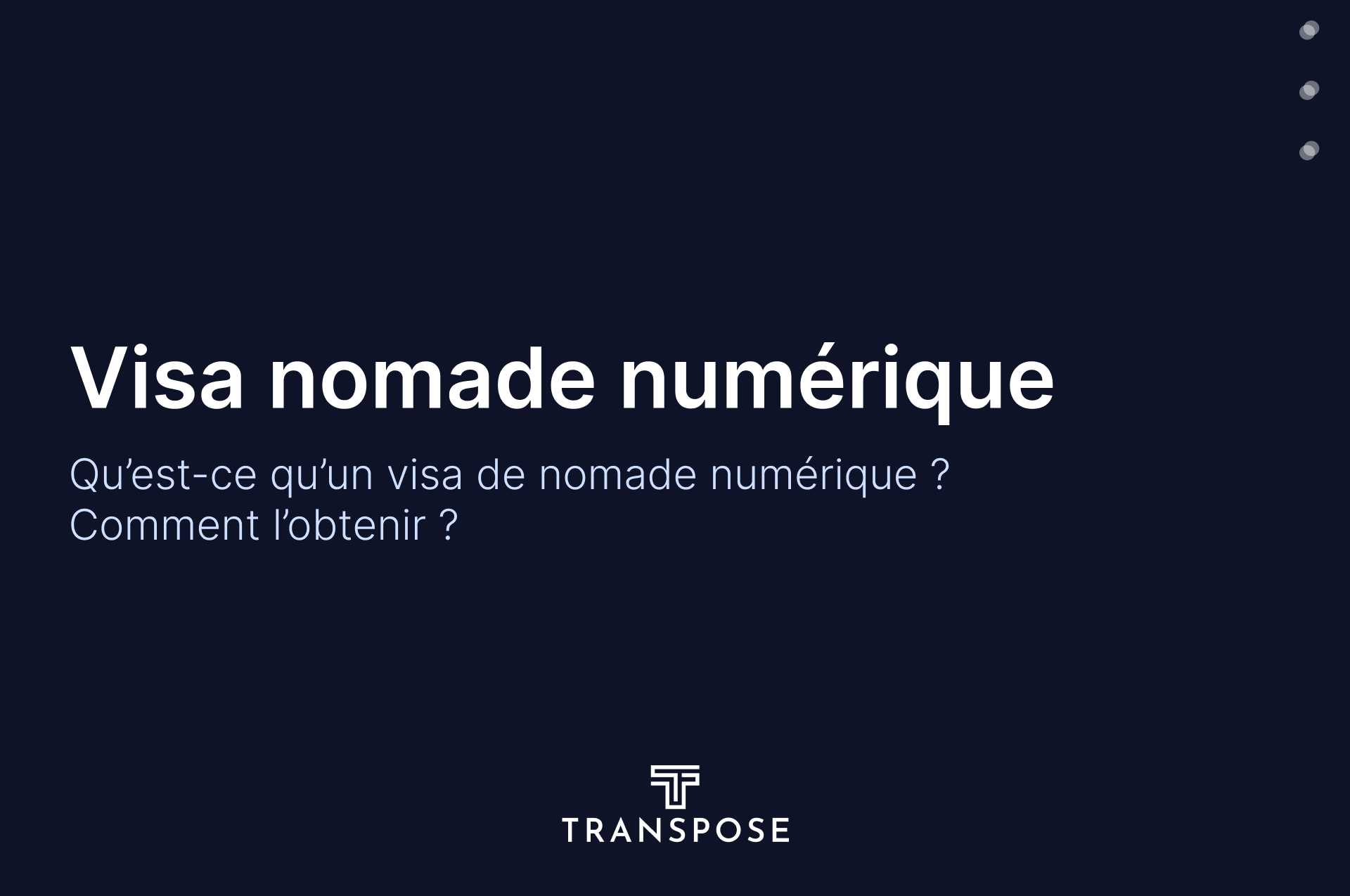 Qu’est-ce qu’un visa de nomade numérique et comment l’obtenir ?