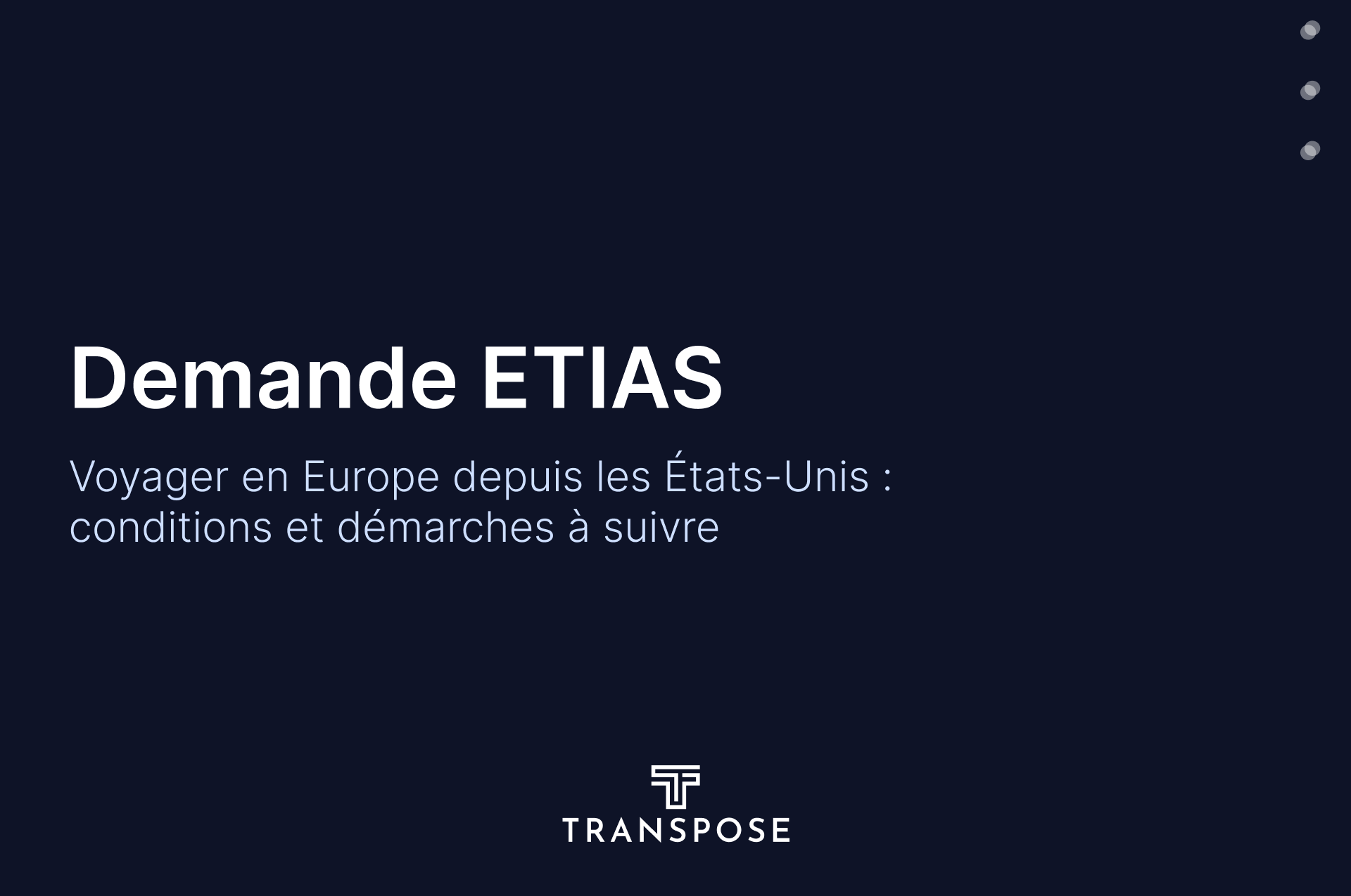 Voyager en Europe depuis les États-Unis : exigences et procédures ETIAS